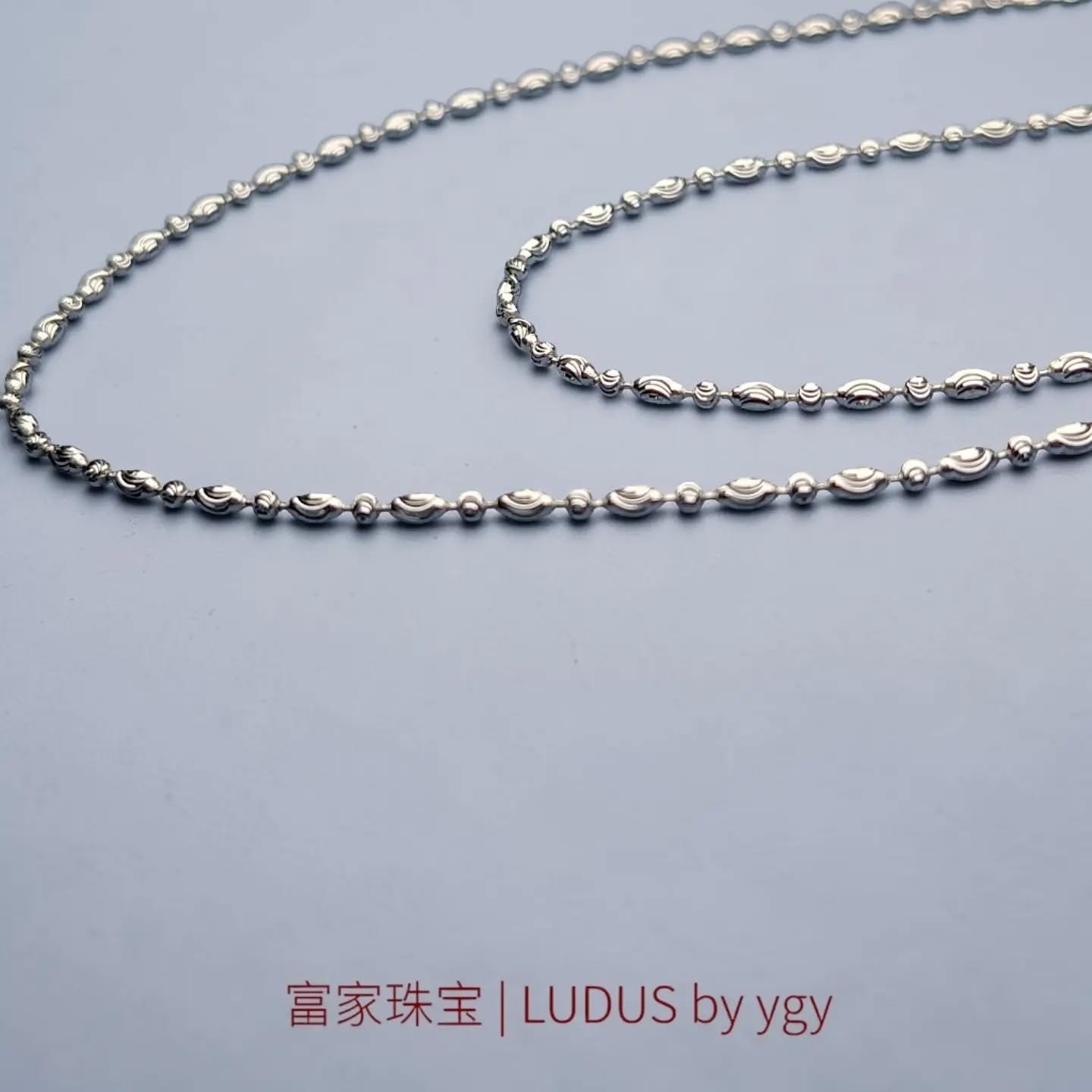 Elegant Beaded Gold Chain Necklace